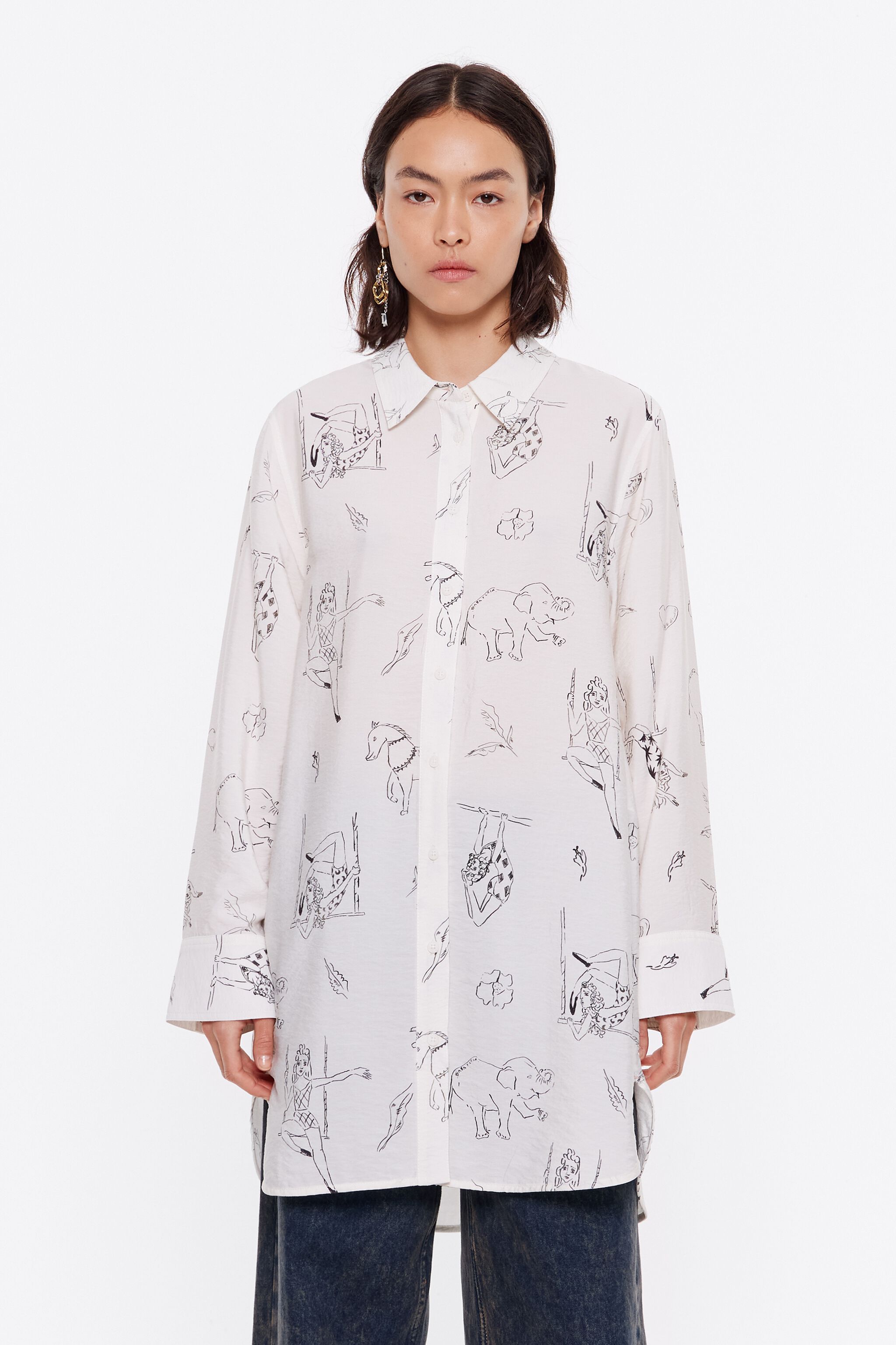 Off-white Circus long straight shirt