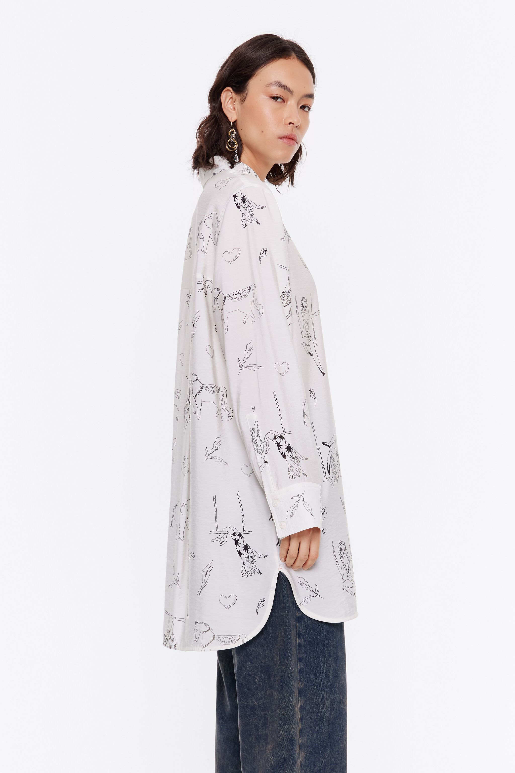 Off-white Circus long straight shirt