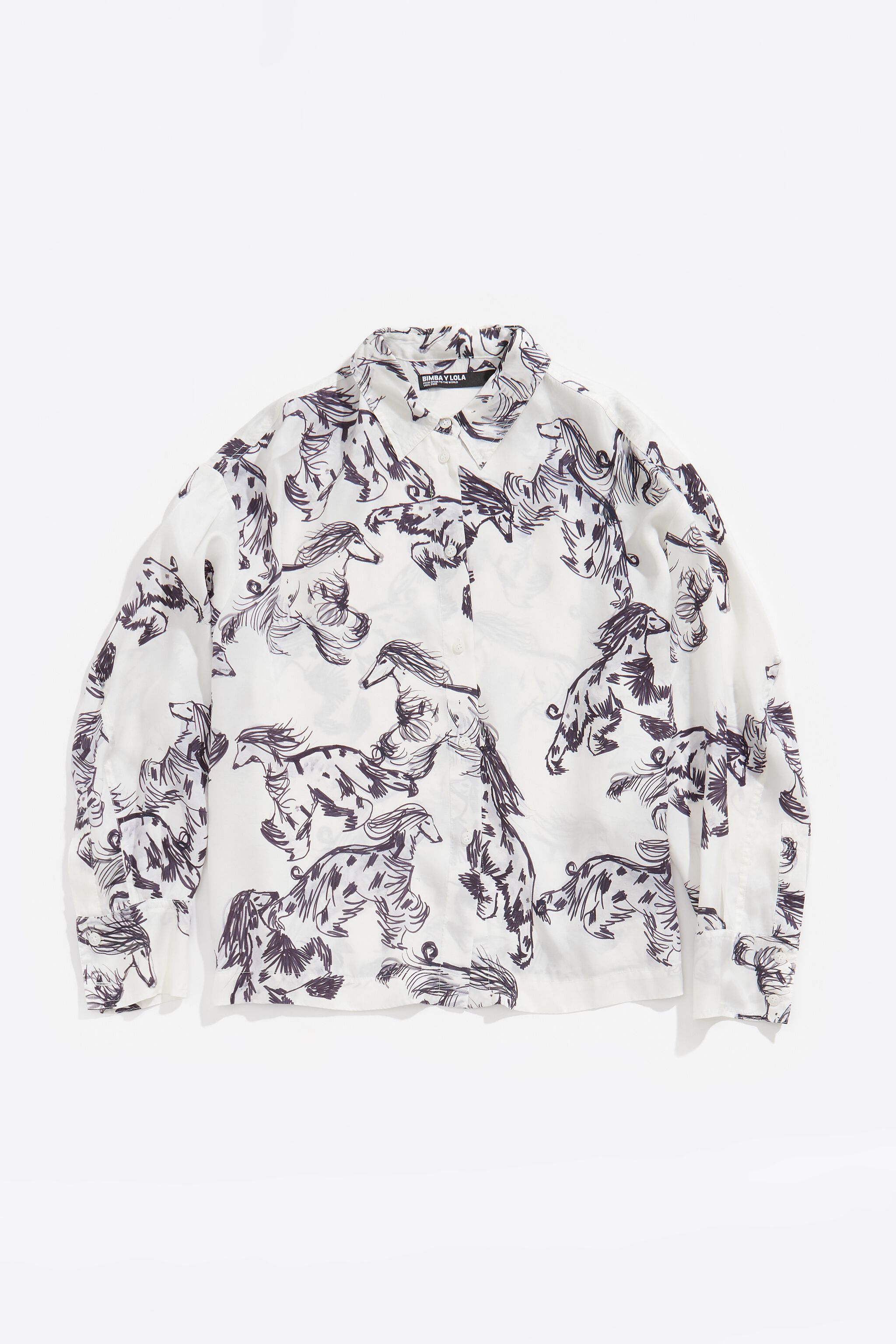 Gray Greyhound boxy shirt