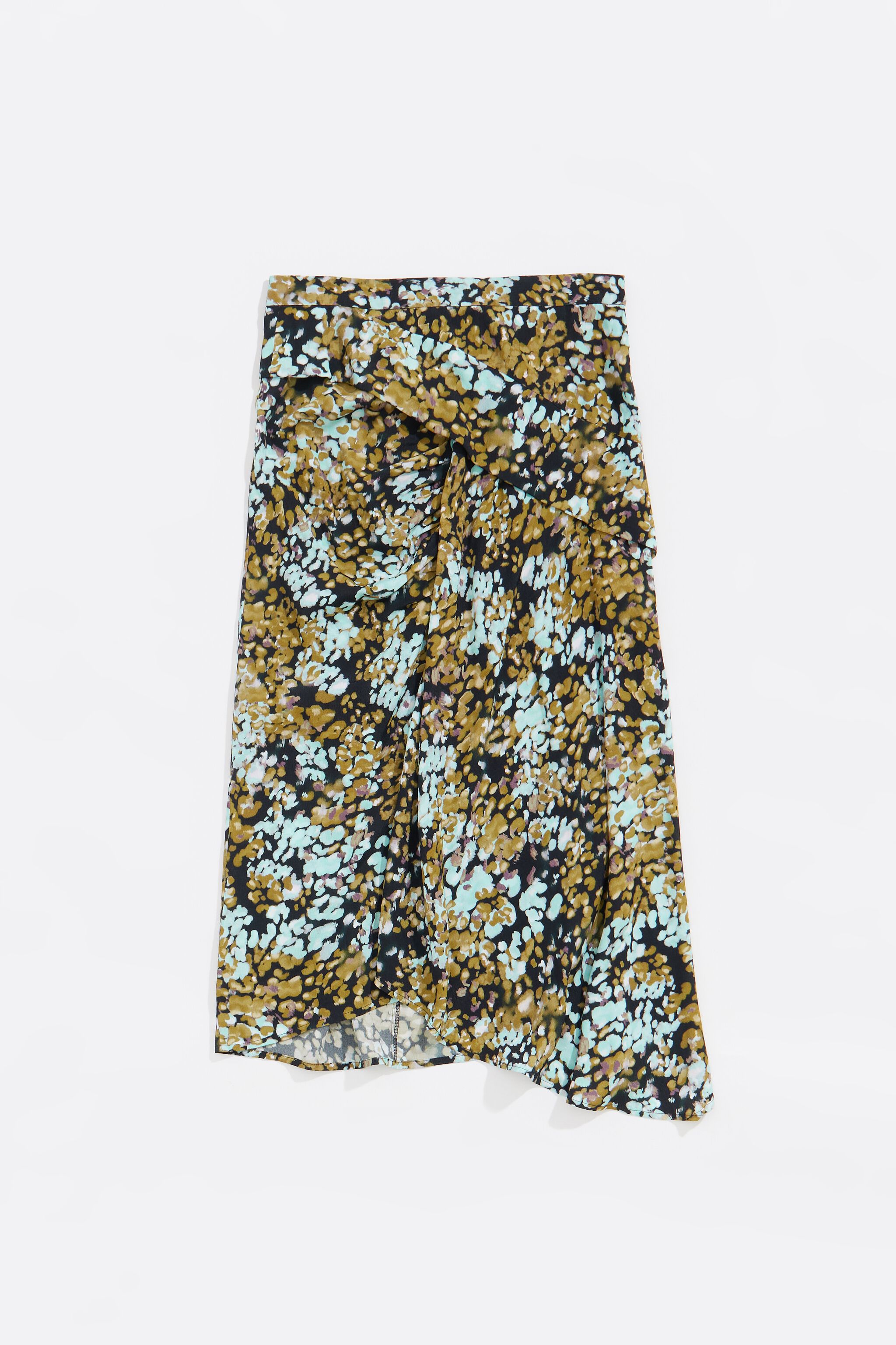 Ocher Leomimosa puffy midi skirt