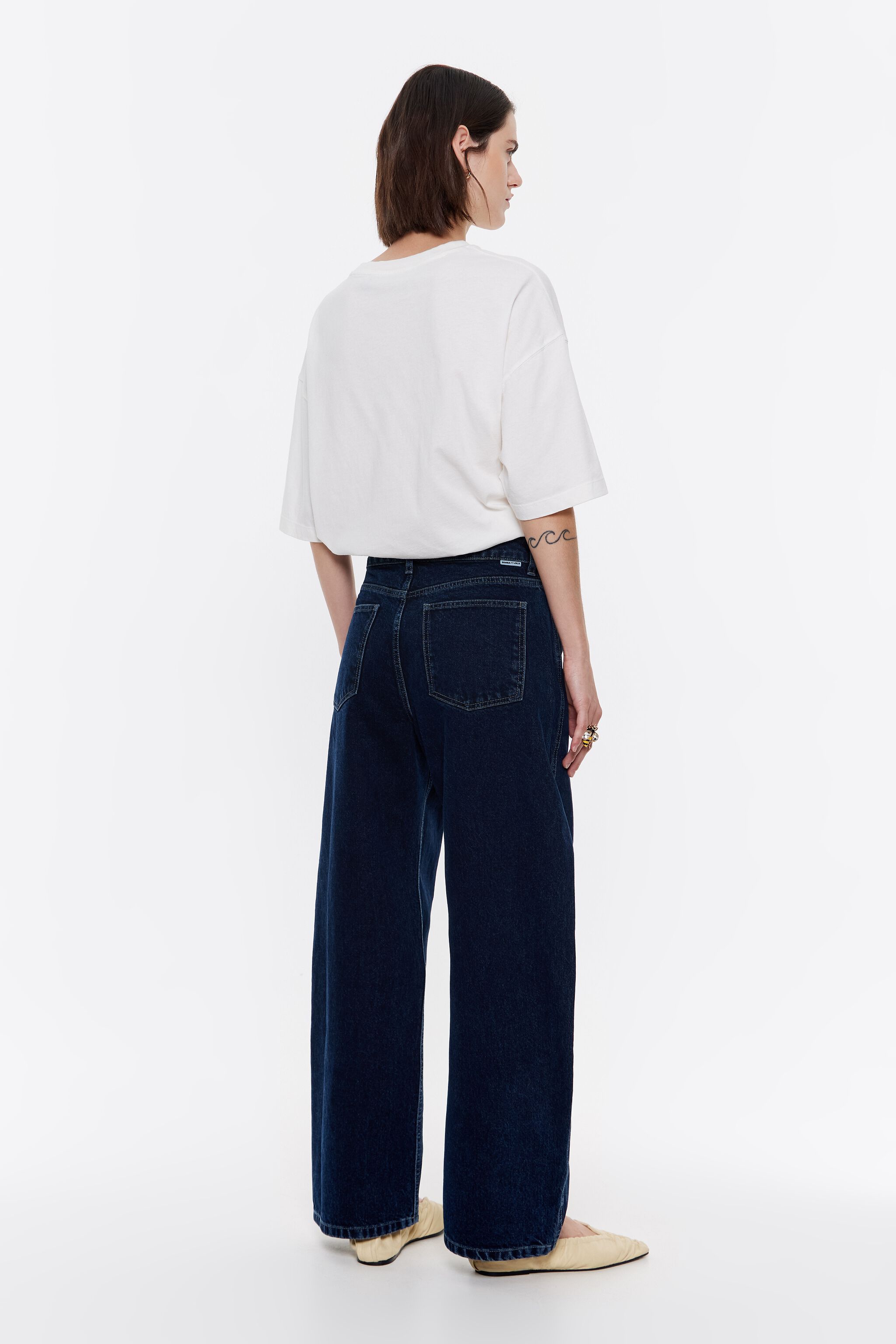 BARREL - Dark blue jeans