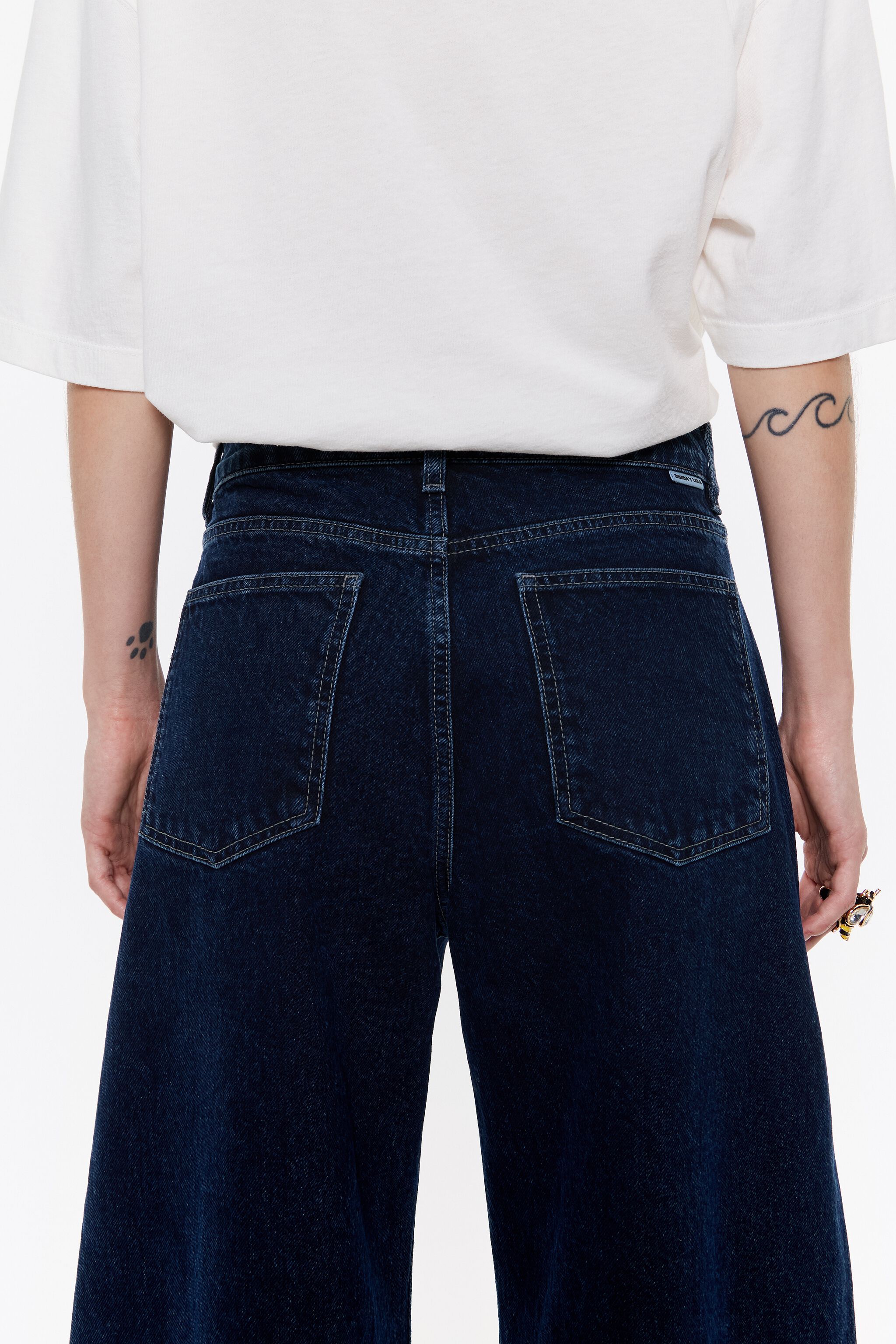 BARREL - Dark blue jeans