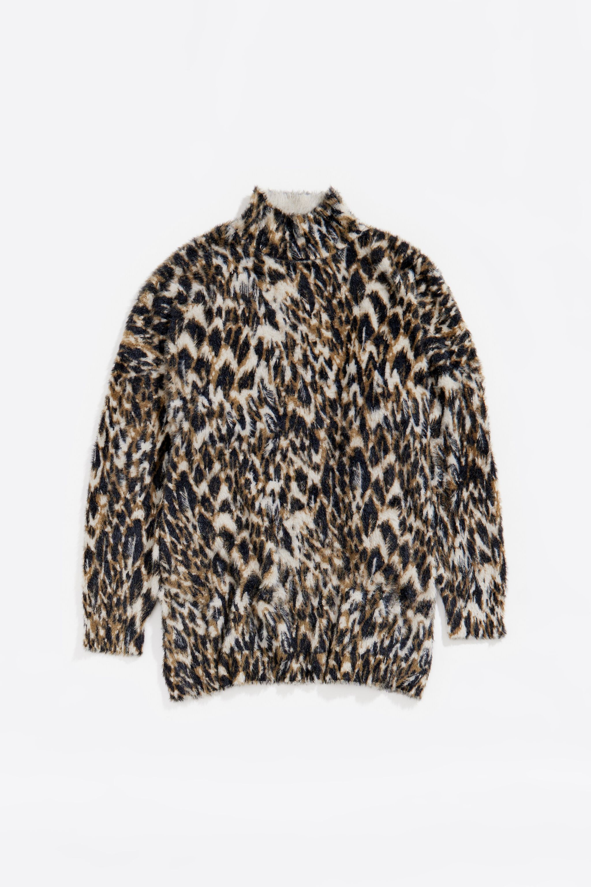 Khaki Plumancha fur sweater