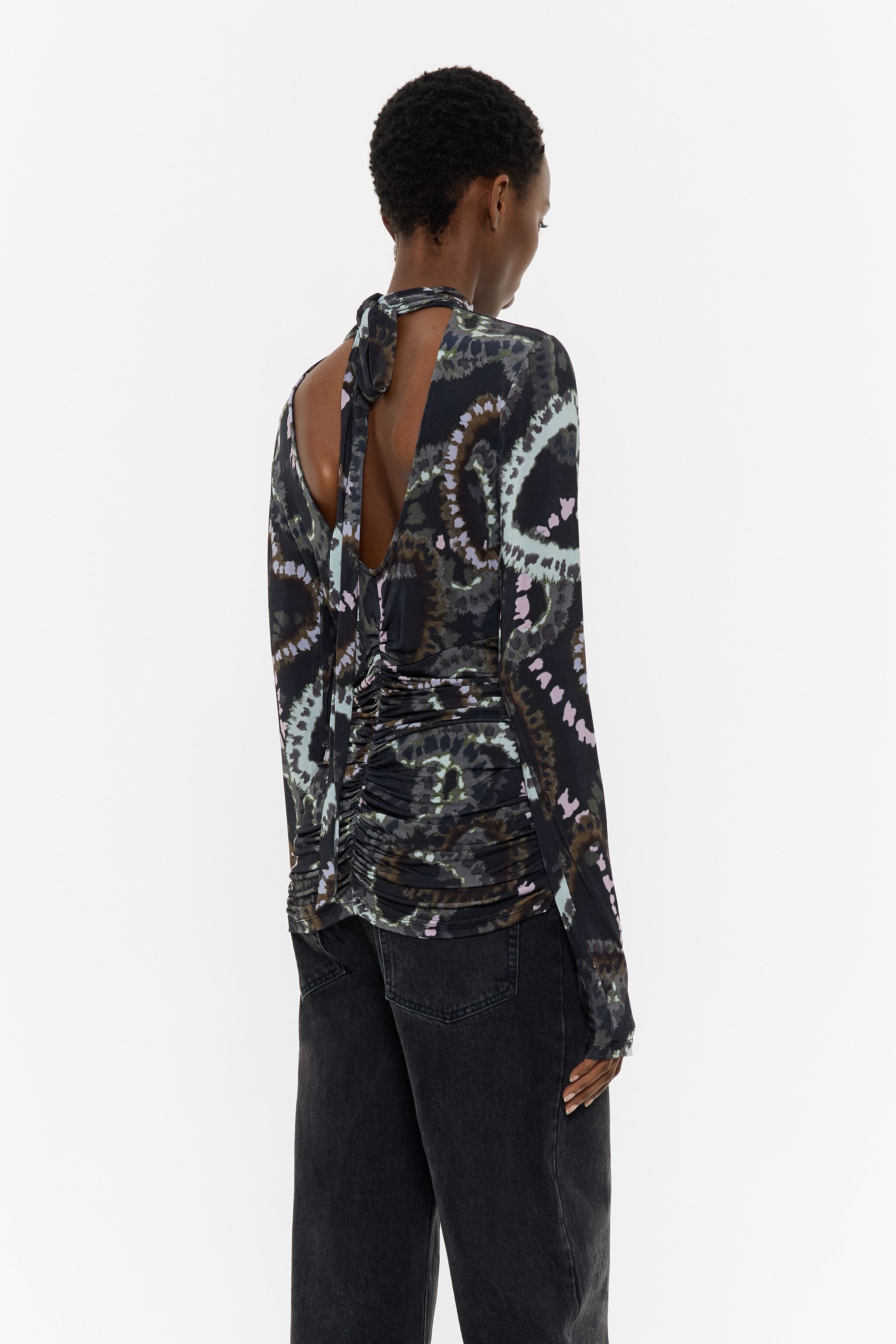 Khaki Lovecamu fitted T-shirt