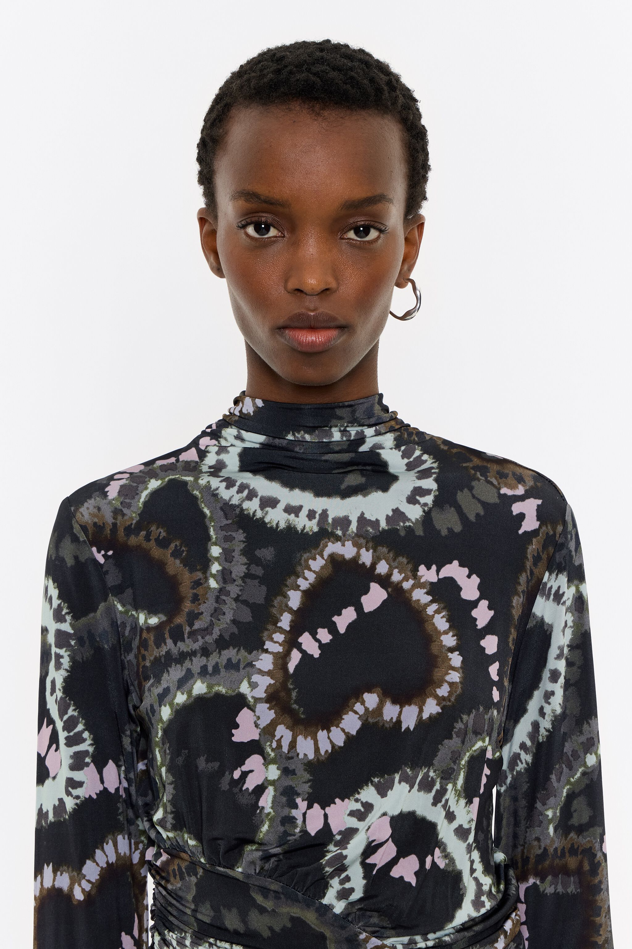 Khaki Lovecamu fitted T-shirt