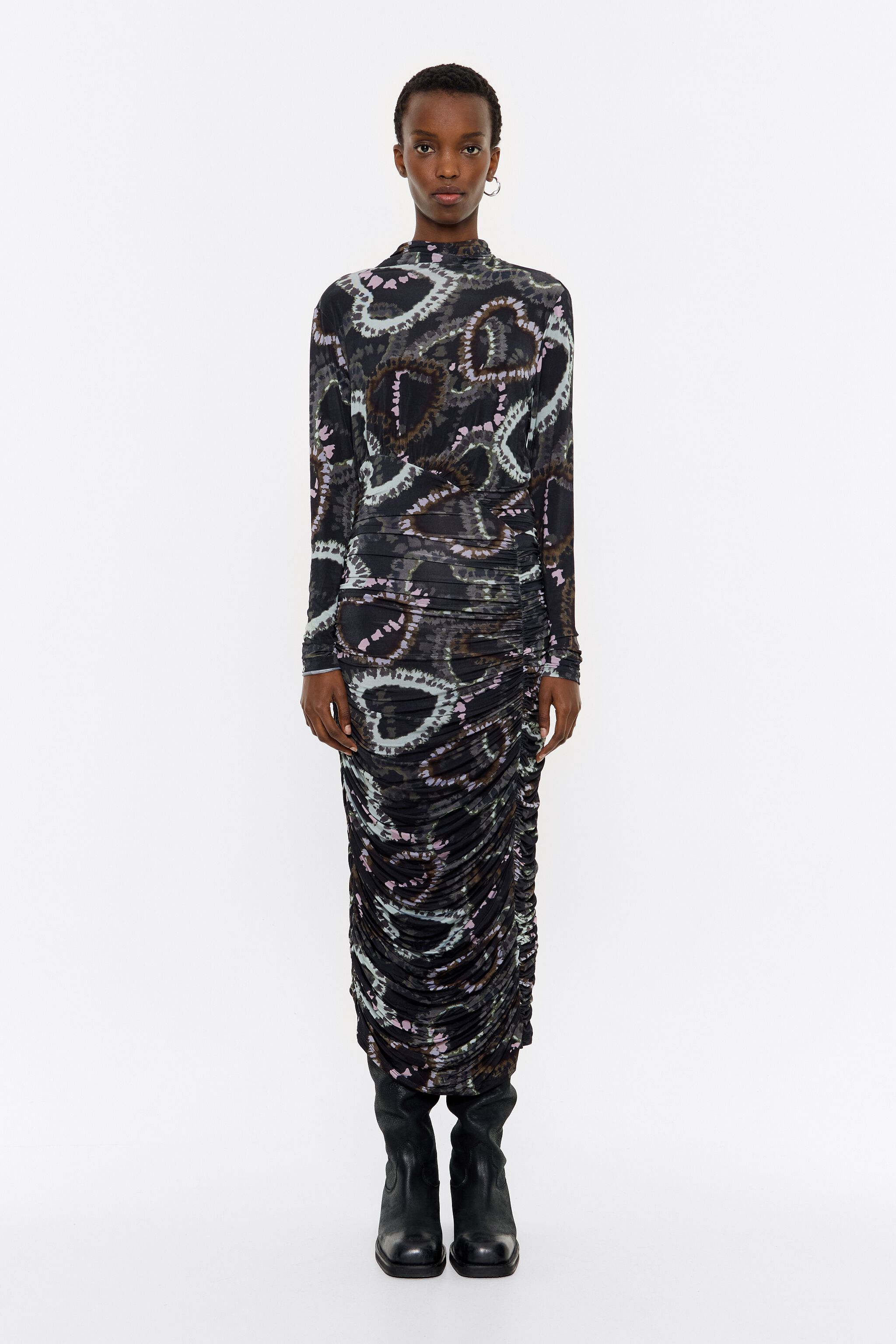 Khaki Lovedamu fitted dress