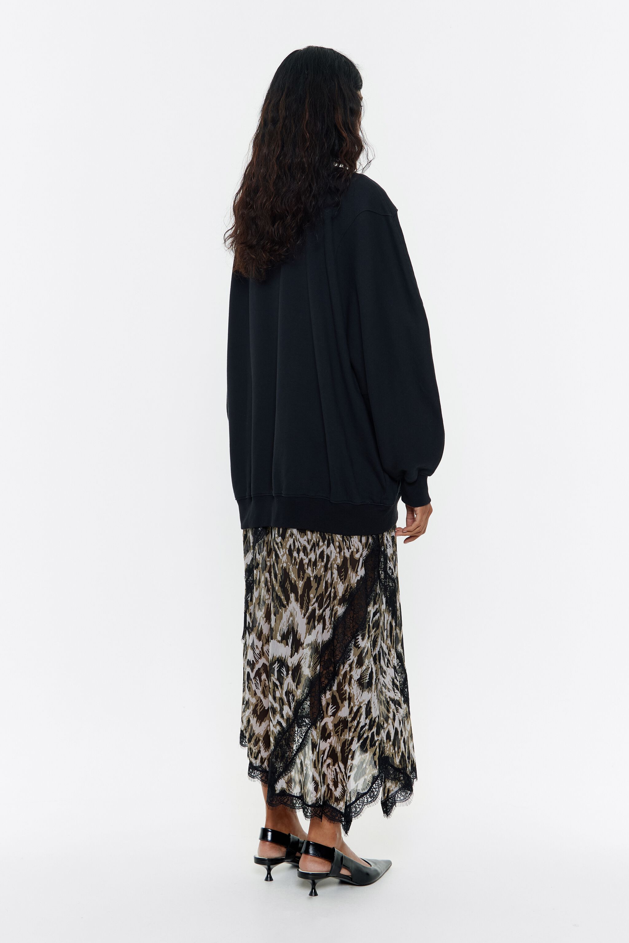 Khaki Plumancha sweatshirt dress