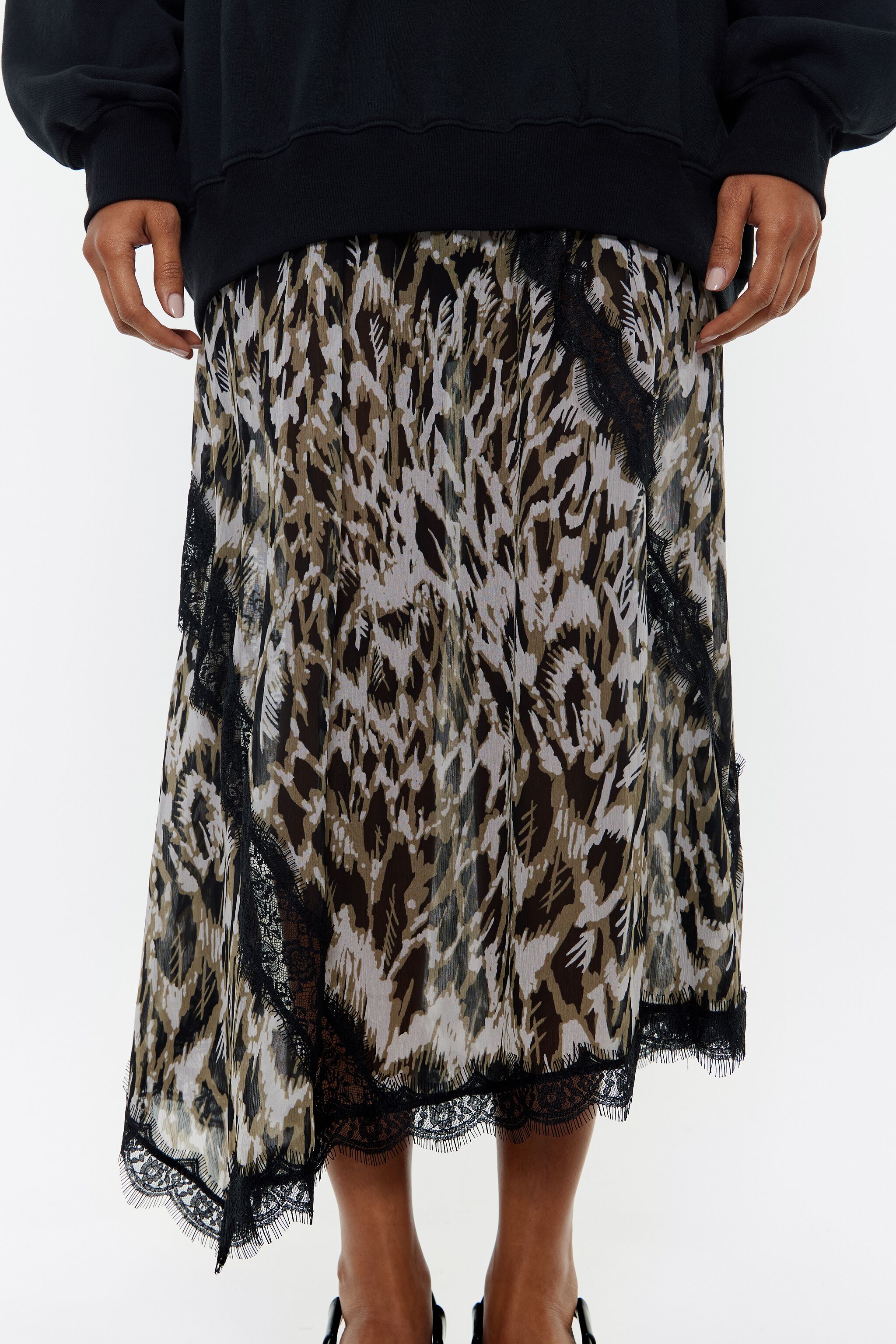 Khaki Plumancha sweatshirt dress