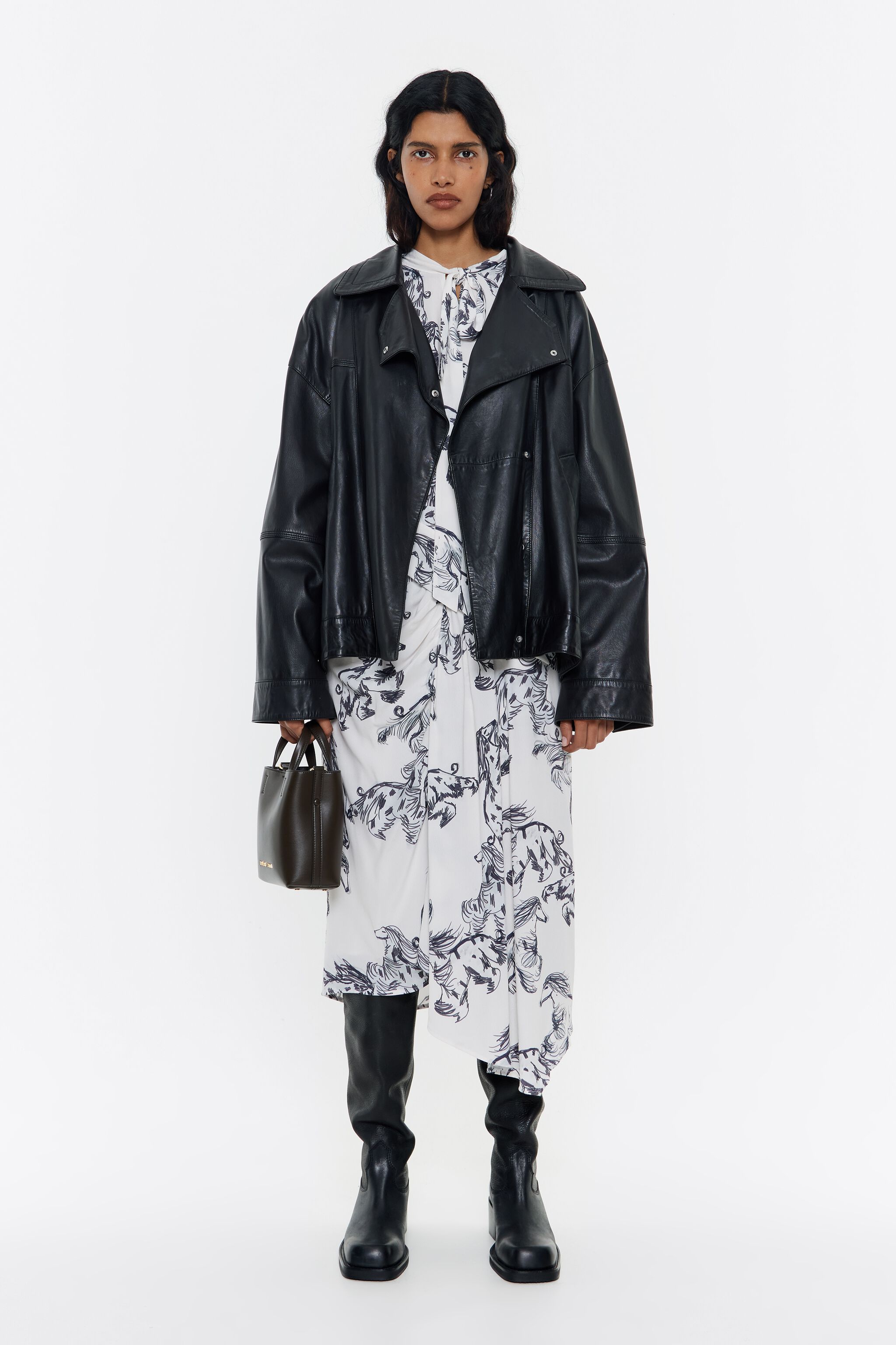 Gray Greyhound midi dress