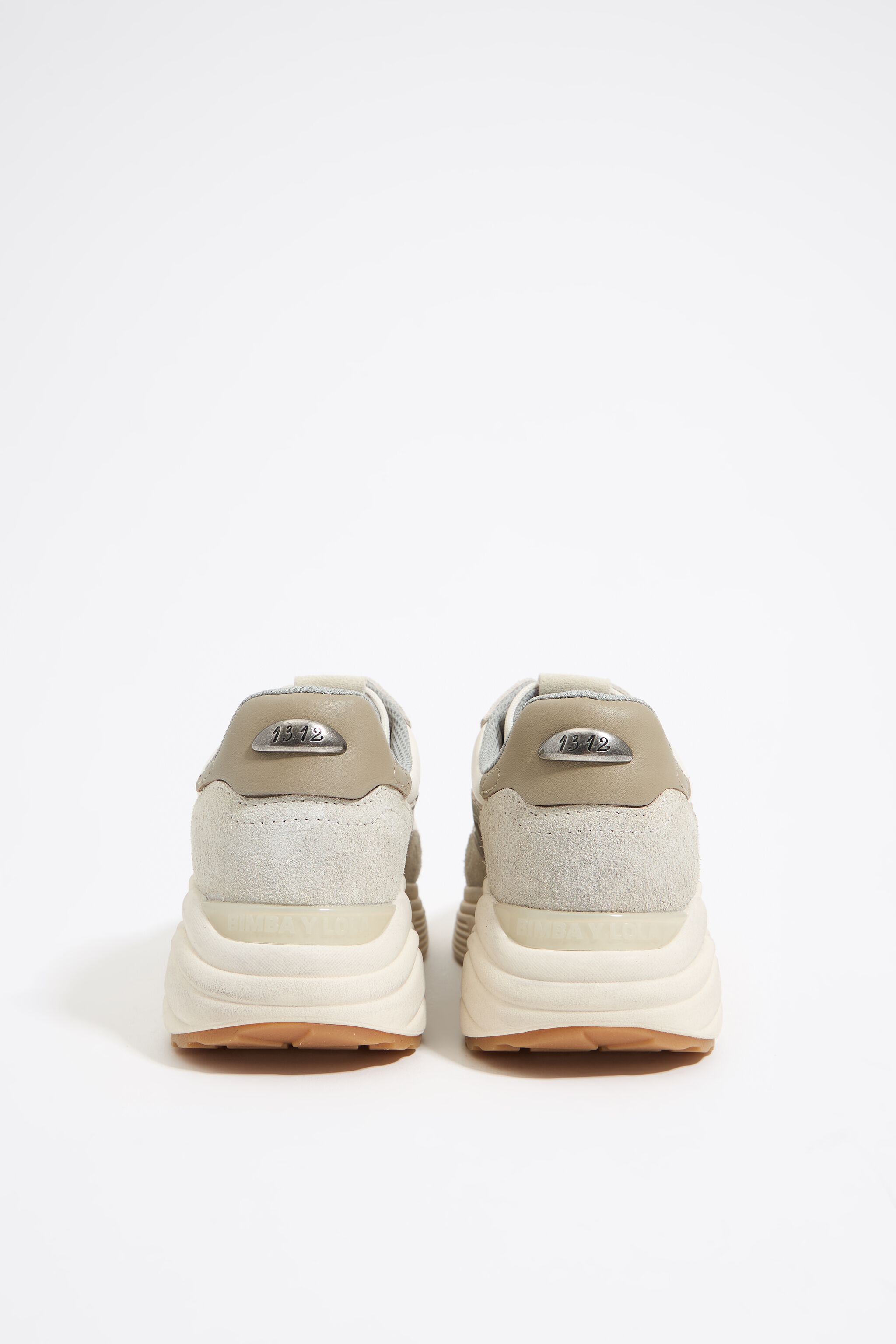 White leather 13 12 jogger sneaker