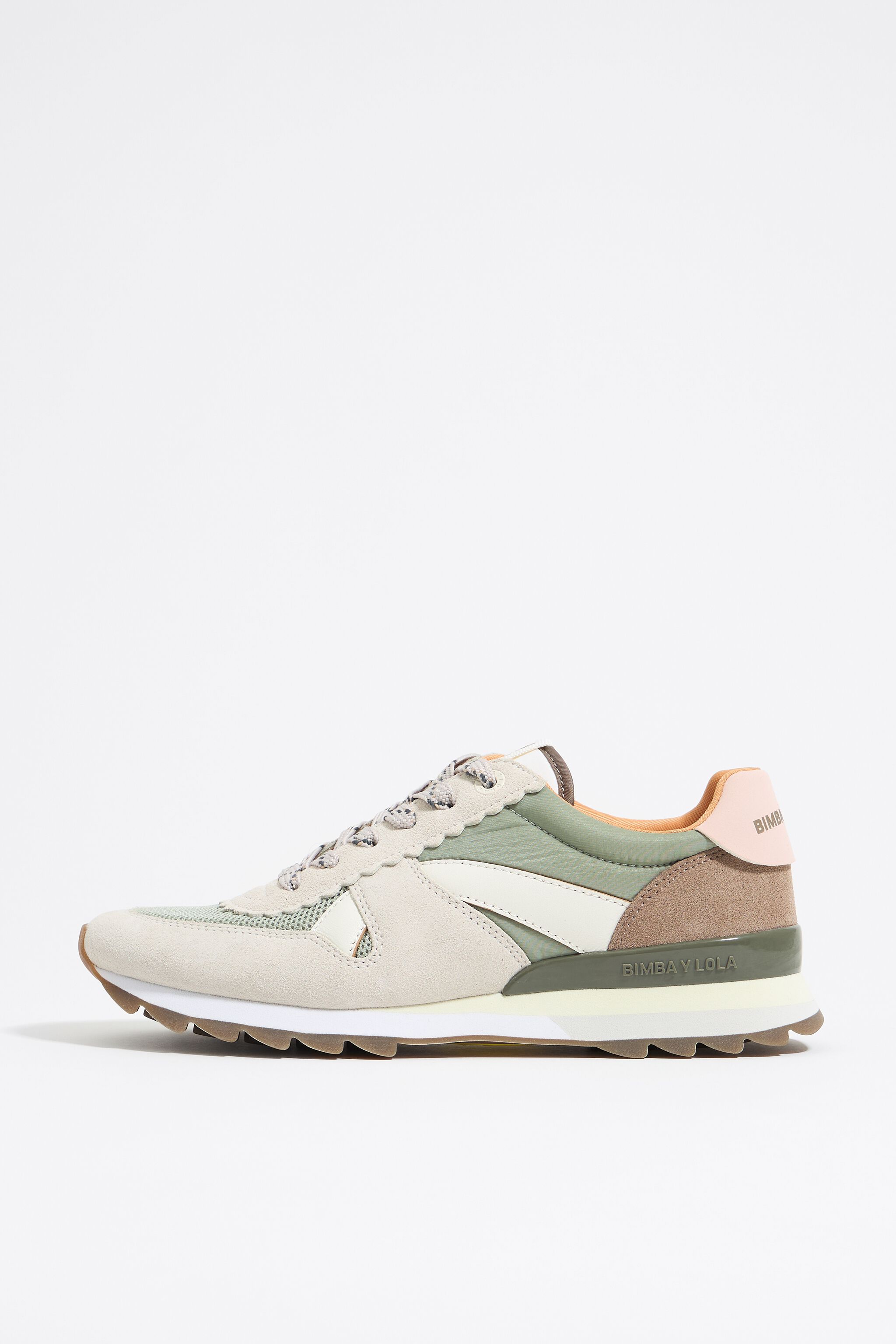 Khaki 13 19 technical sneaker