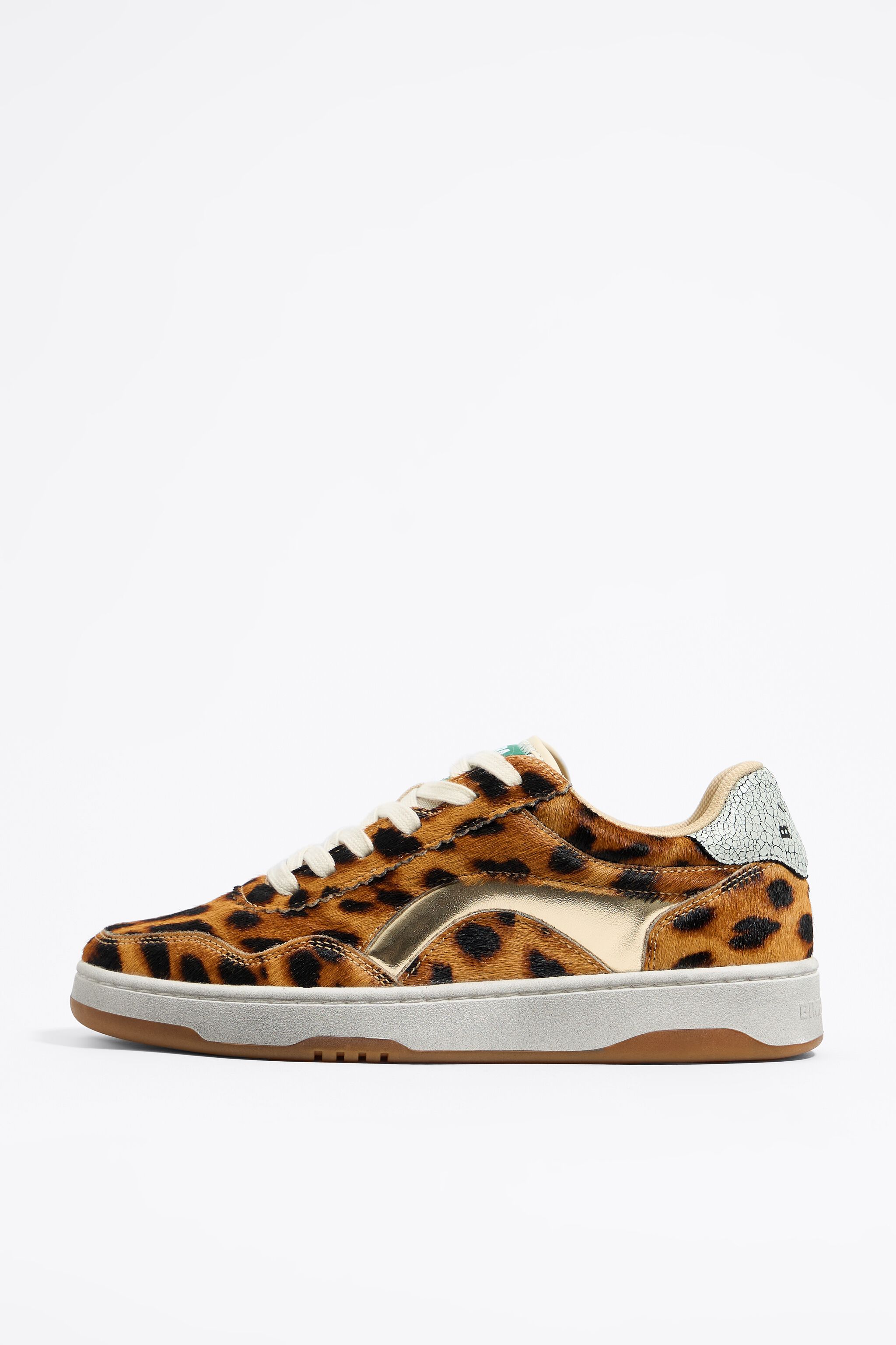 Leopard print fur 13 57 cupsole sneaker