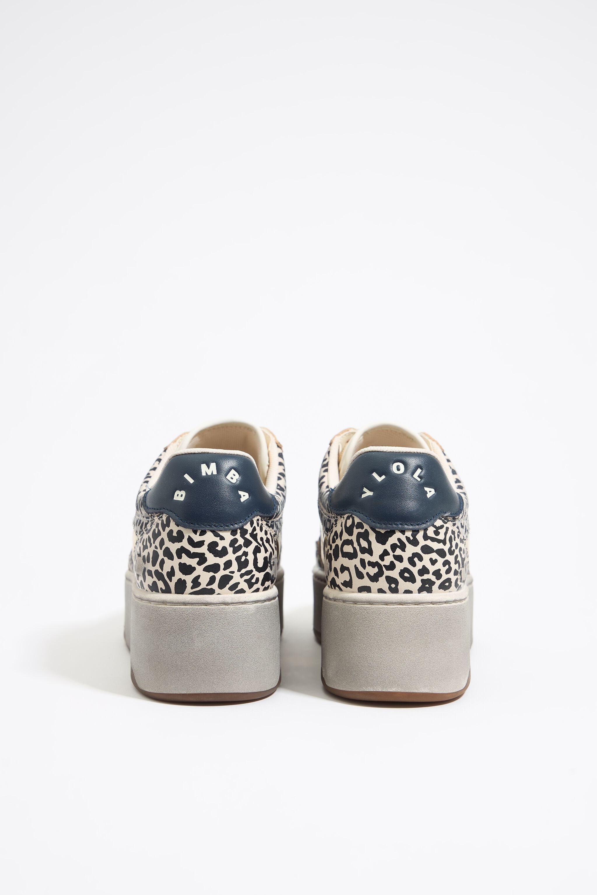 Beige Leopard print 13 57 platform cupsole sneaker