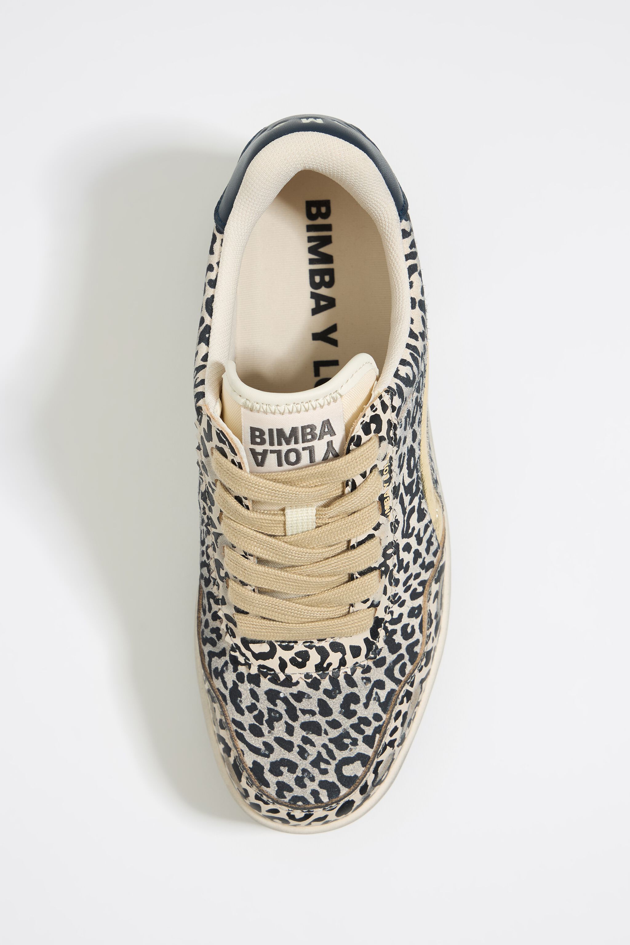 Beige Leopard print 13 57 platform cupsole sneaker