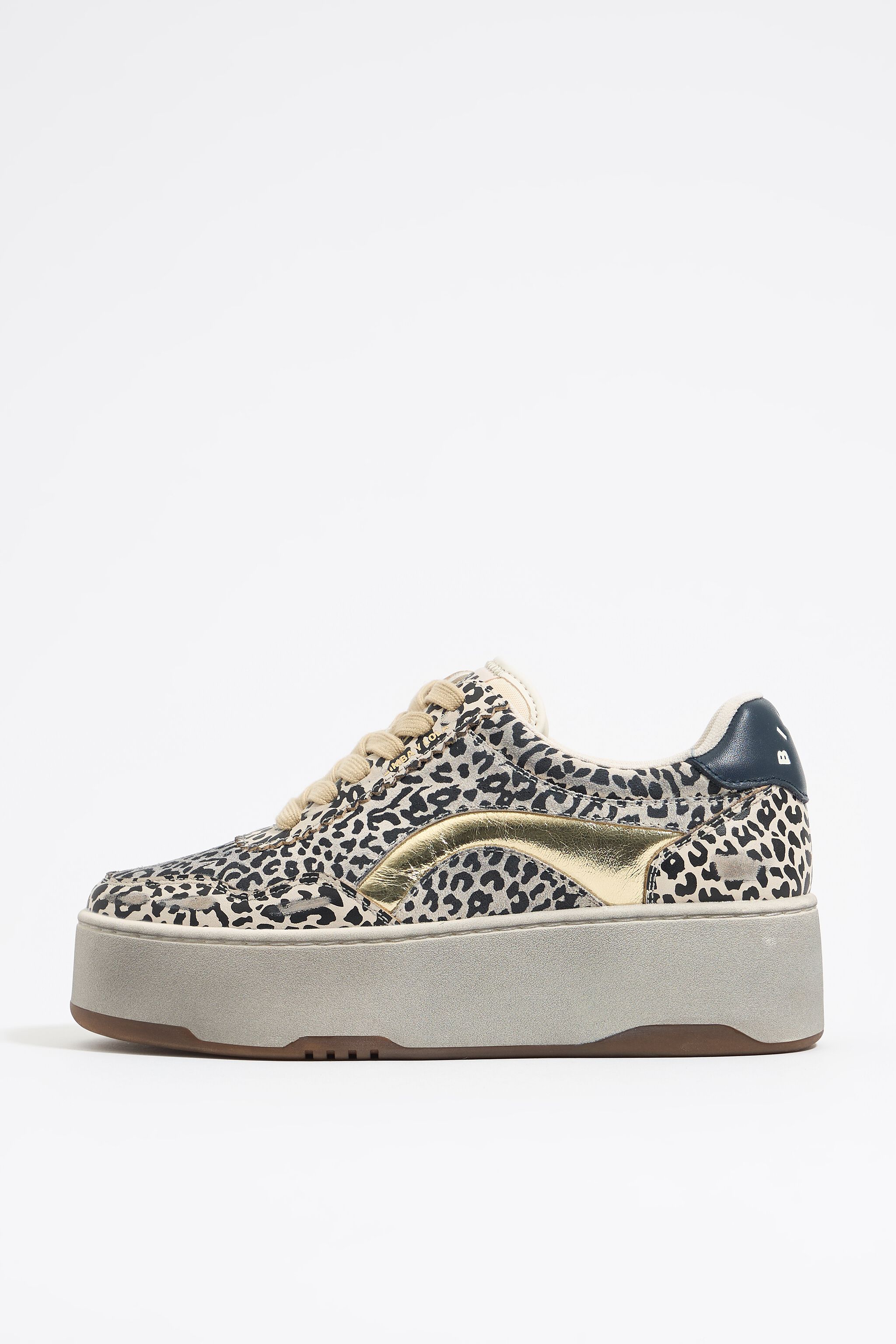 Beige Leopard print 13 57 platform cupsole sneaker