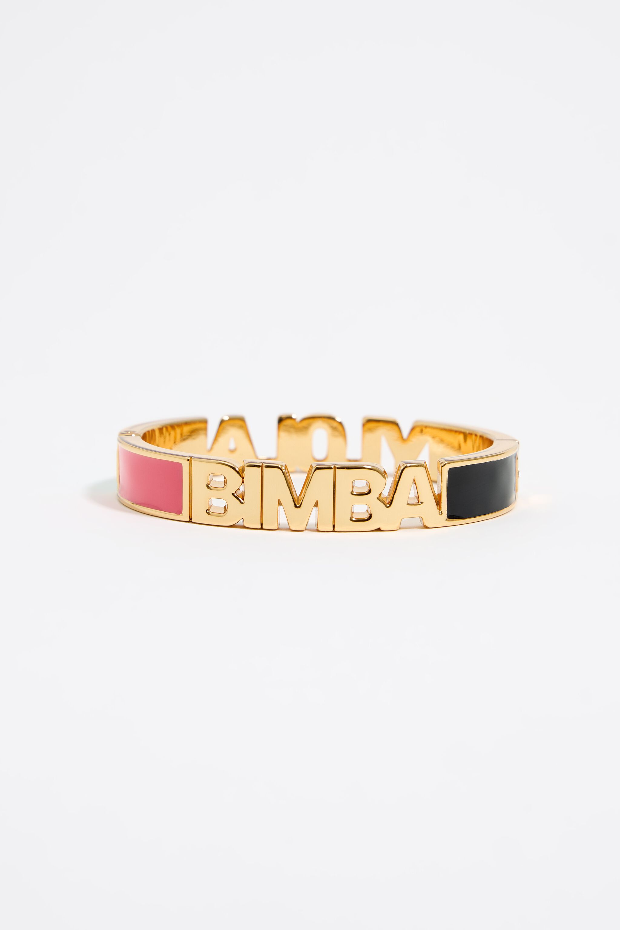 Multicolored enamel logo bracelet