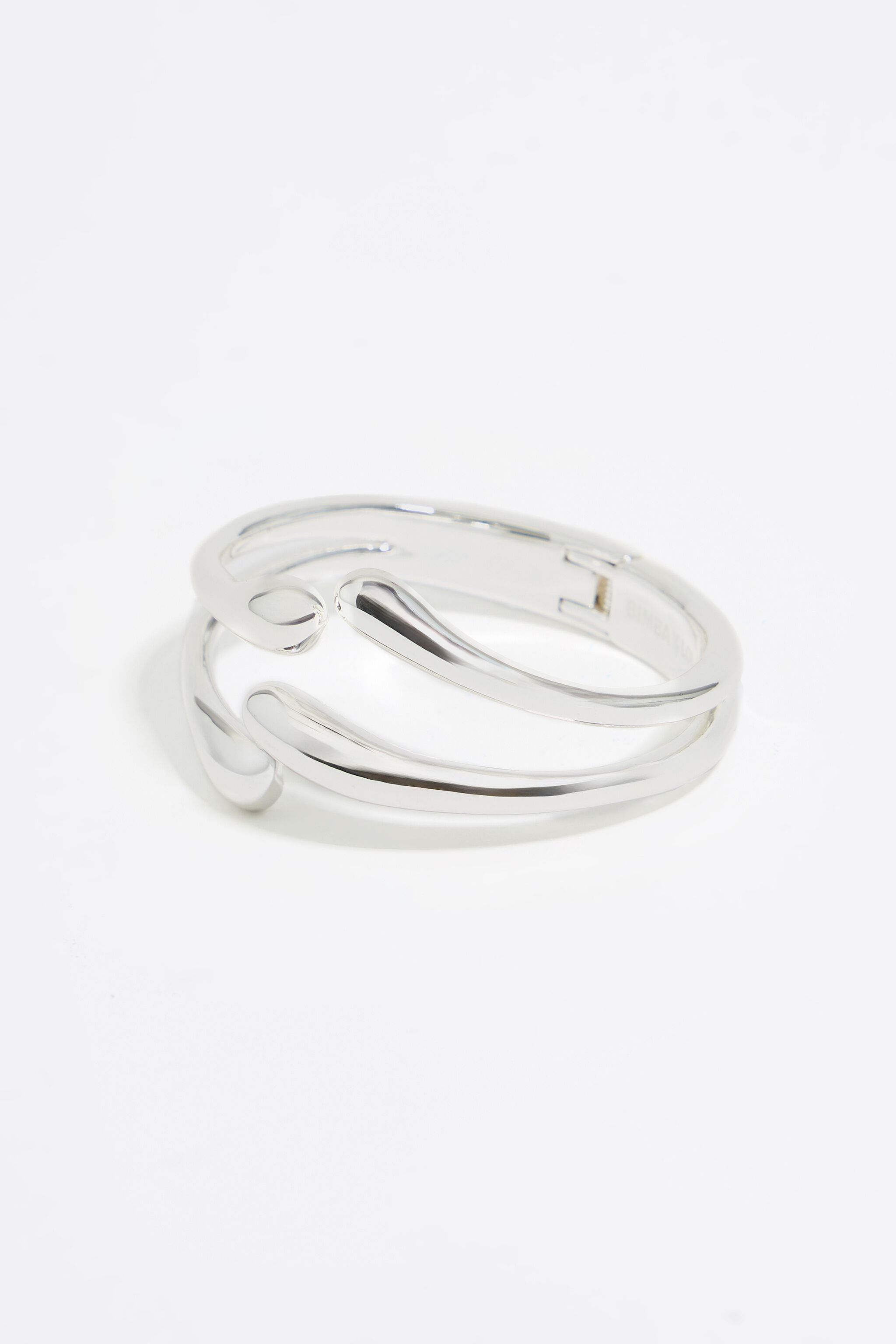 Silver metal bracelet