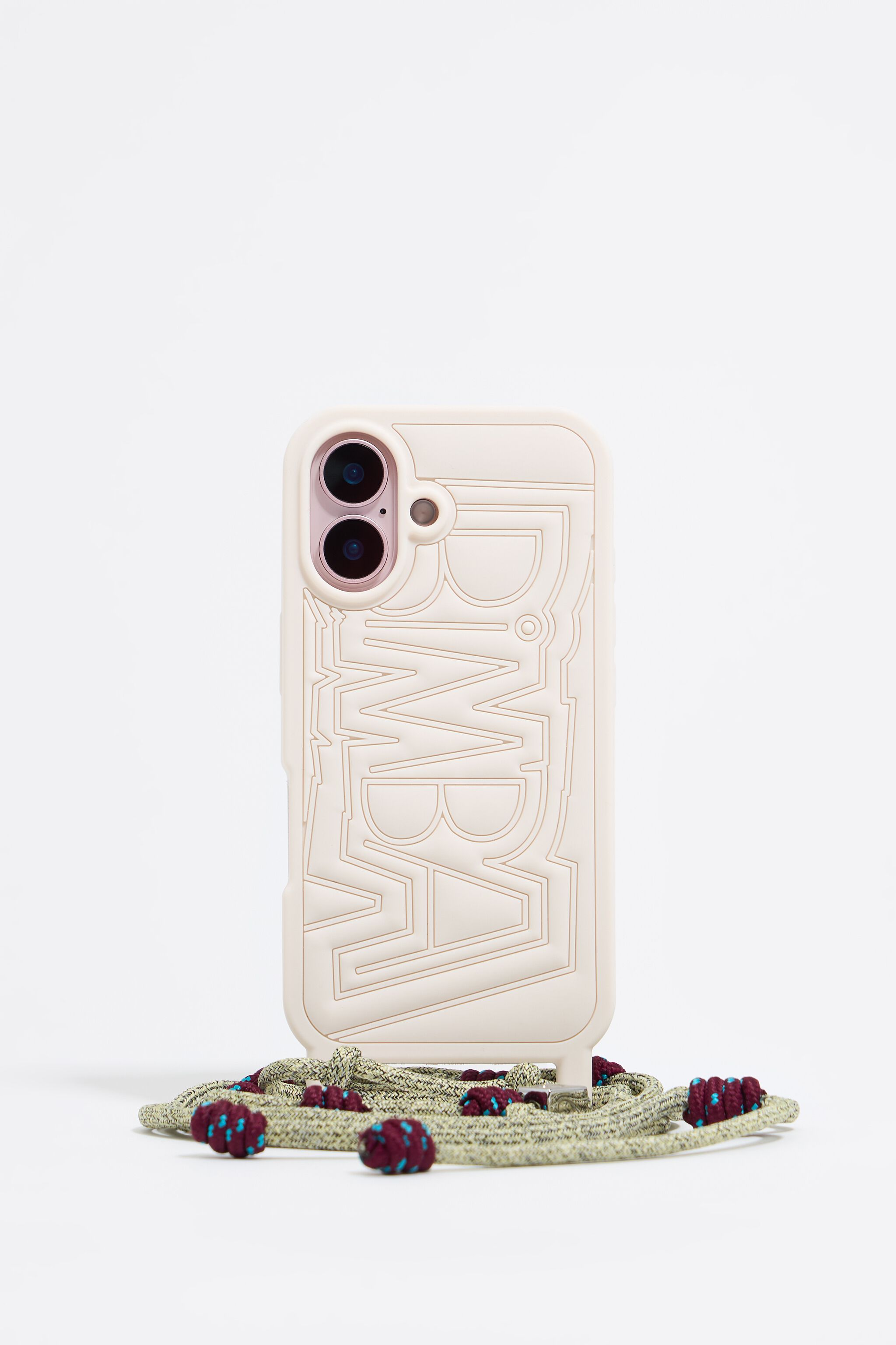 Ivory silicone iPhone 16 case