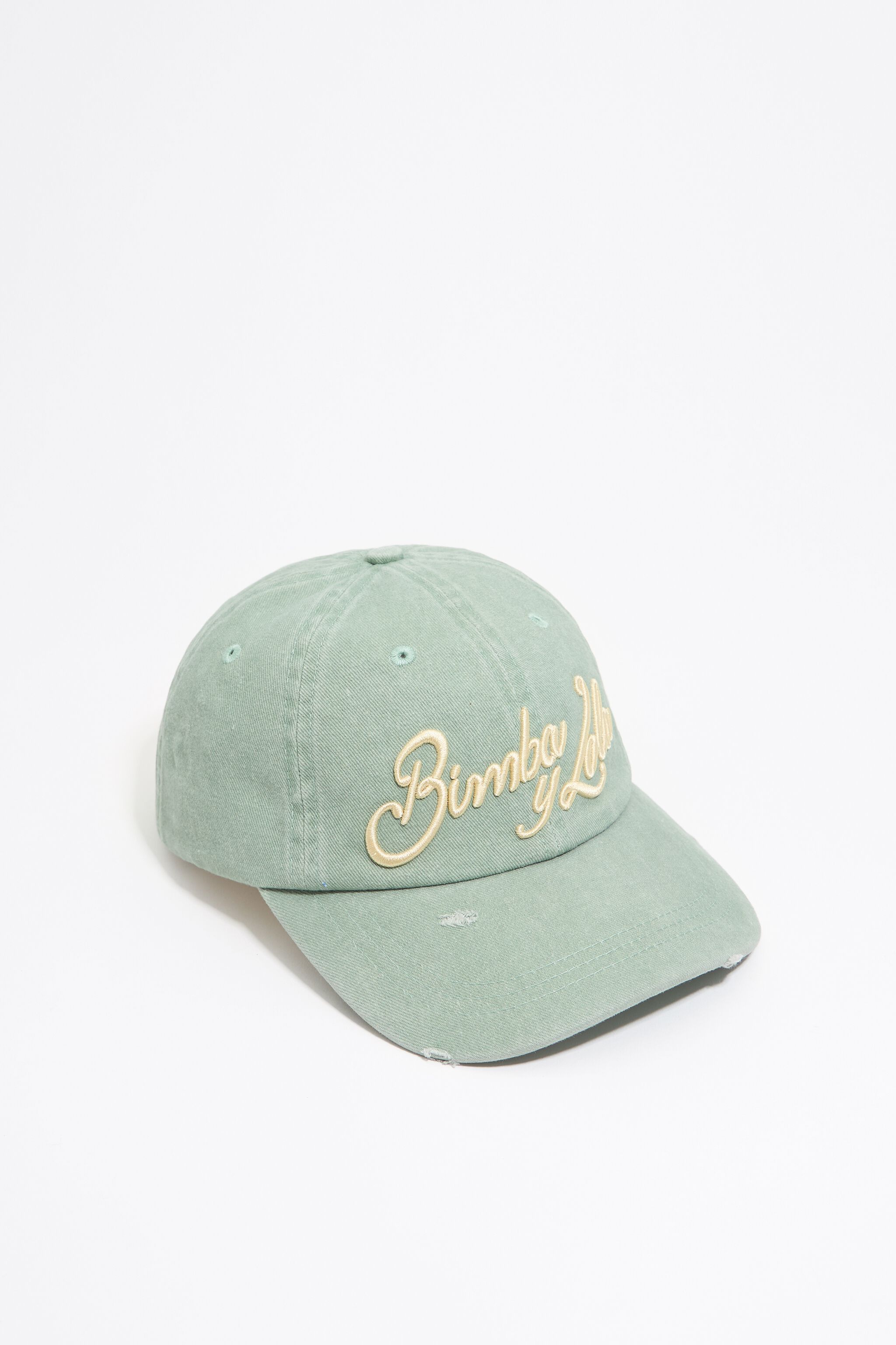 Green cotton cap