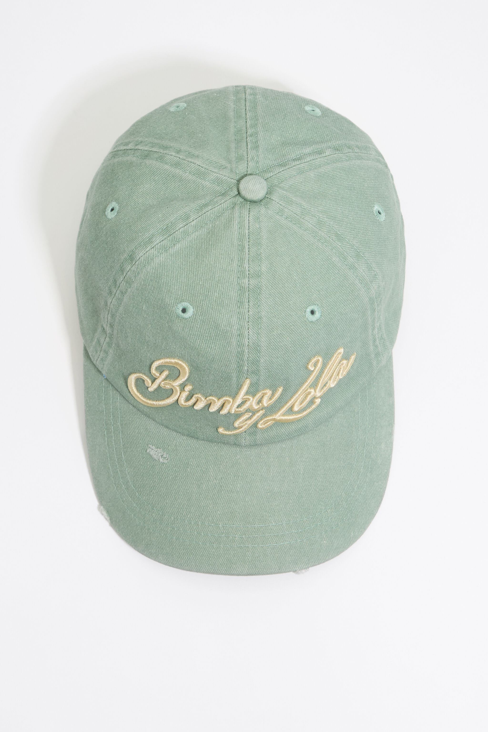 Green cotton cap