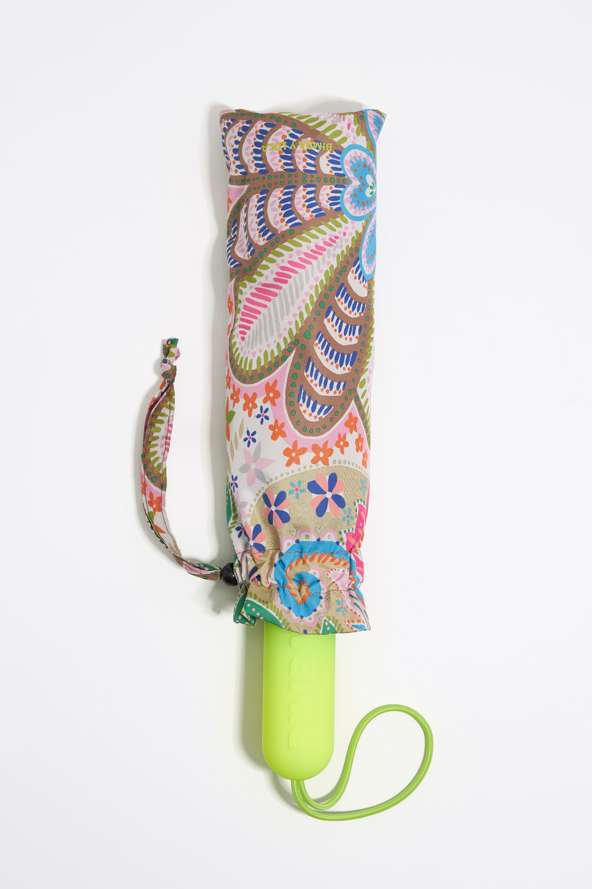 Ivory birds print umbrella