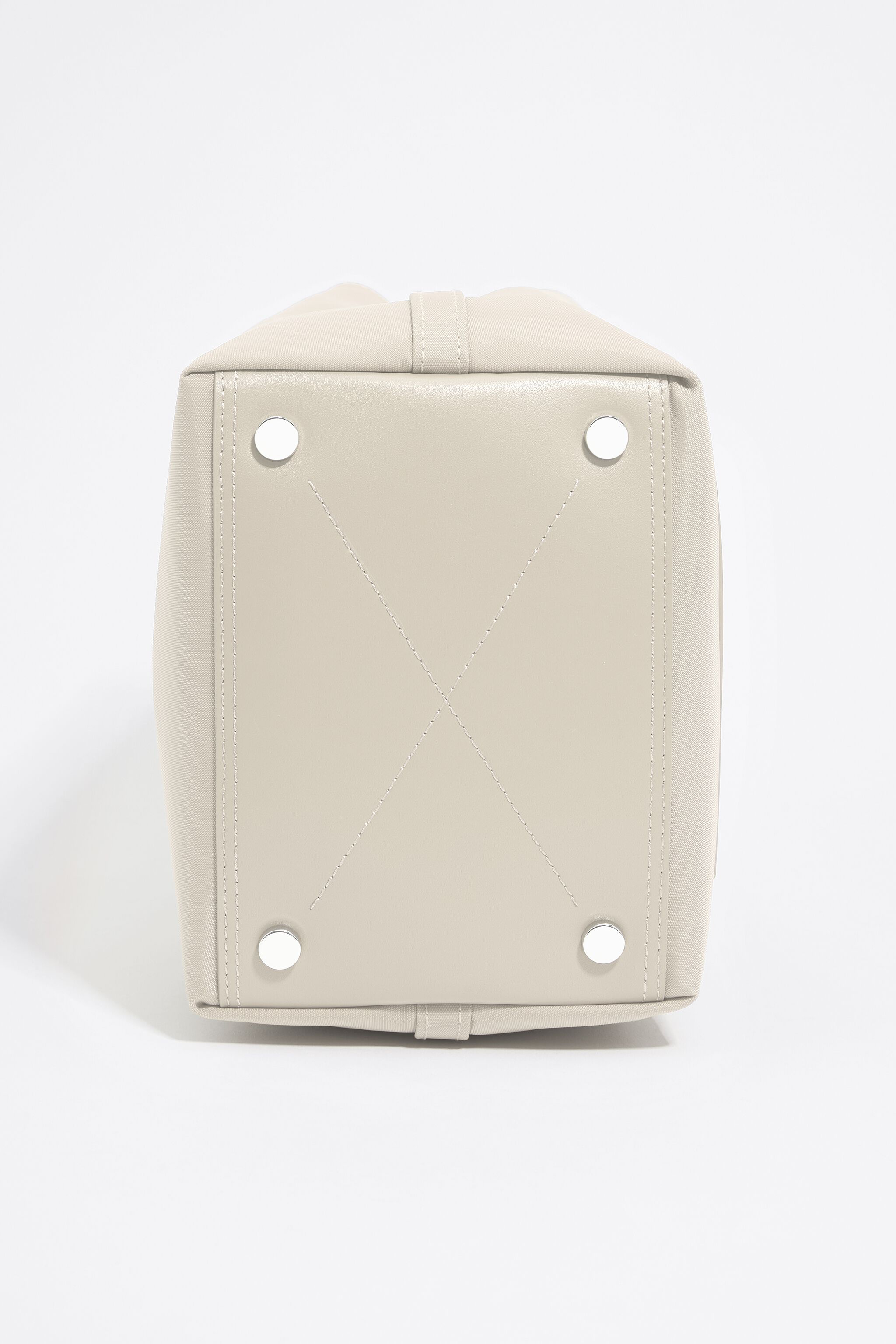 Small stone white nylon Chihuahua bag