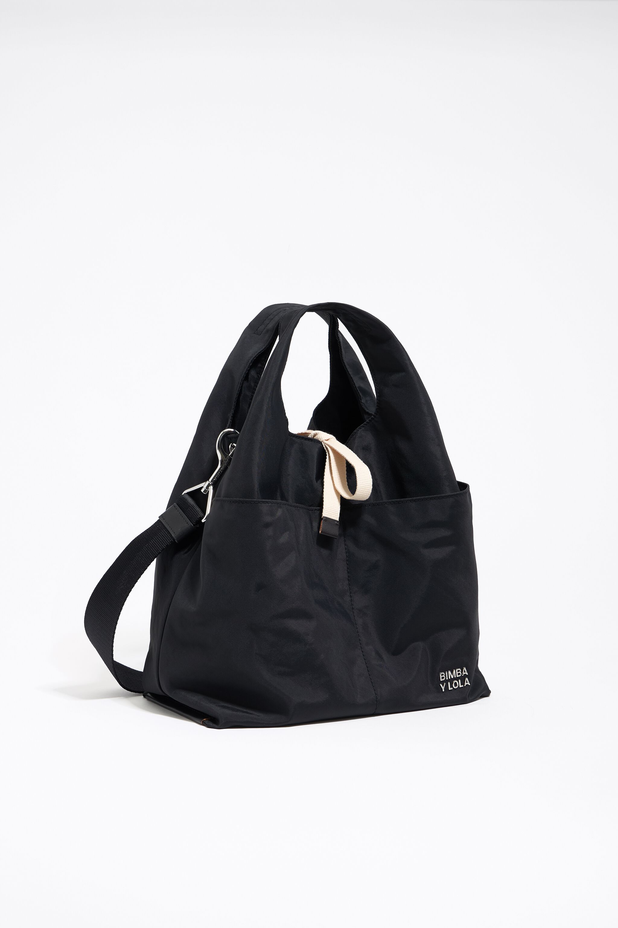 Medium black nylon Paper bag