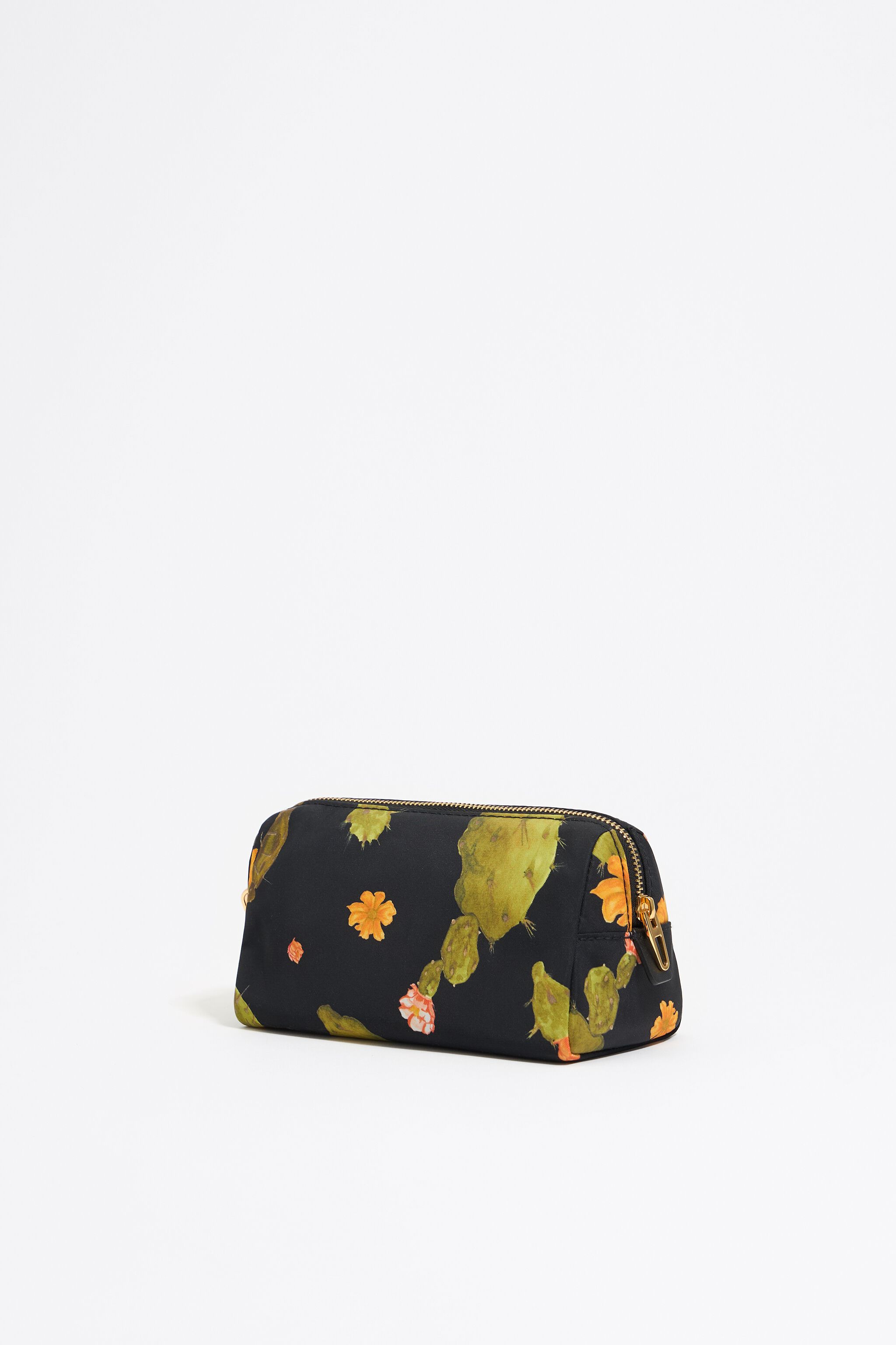 Black Cactus nylon make-up case