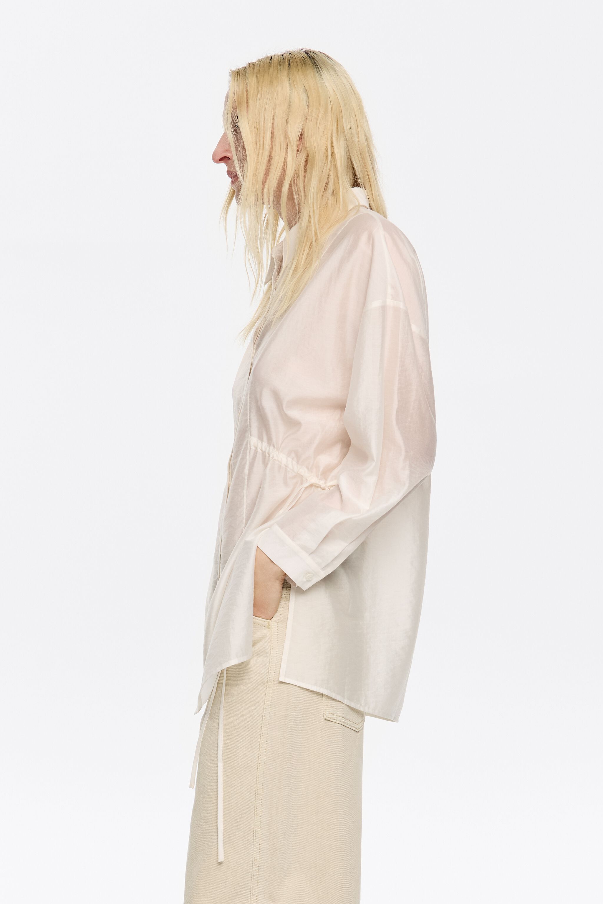 Ivory adjustable shirt