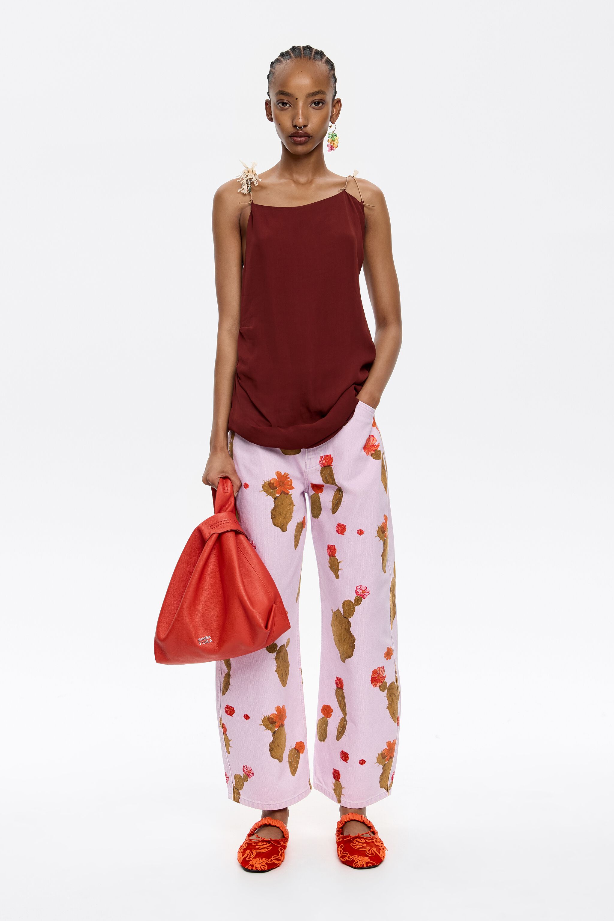 BARREL - Pink Cactus jeans