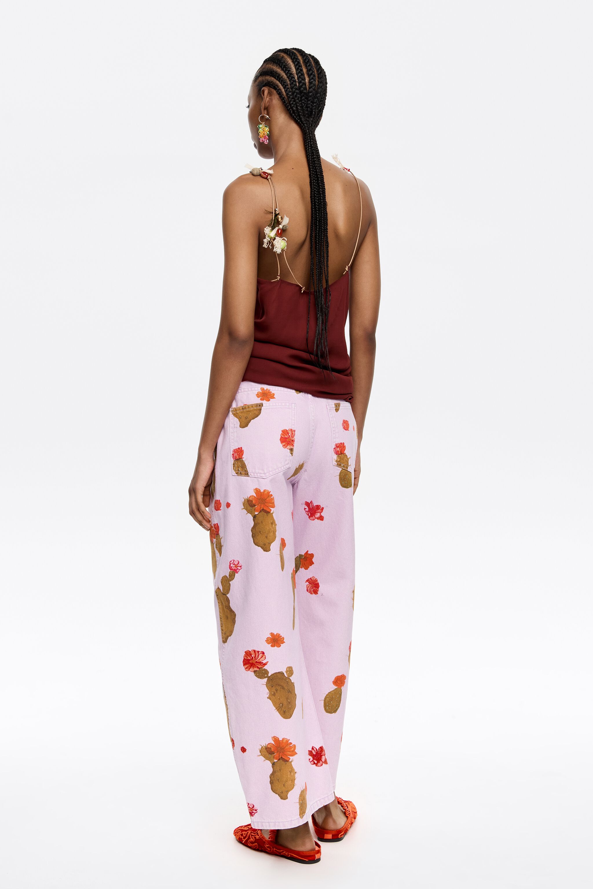 BARREL - Pink Cactus jeans