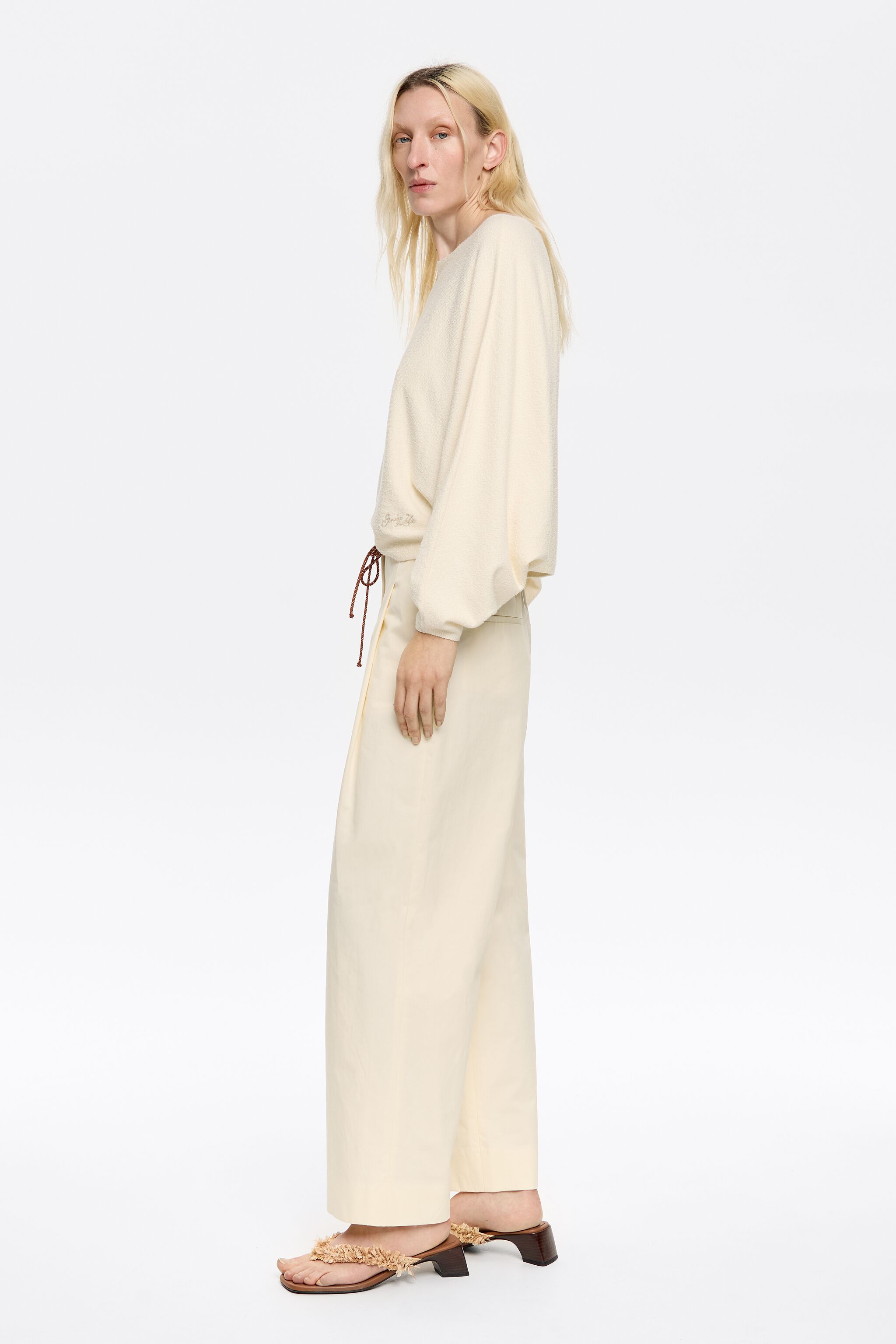 Ivory batwing sweater