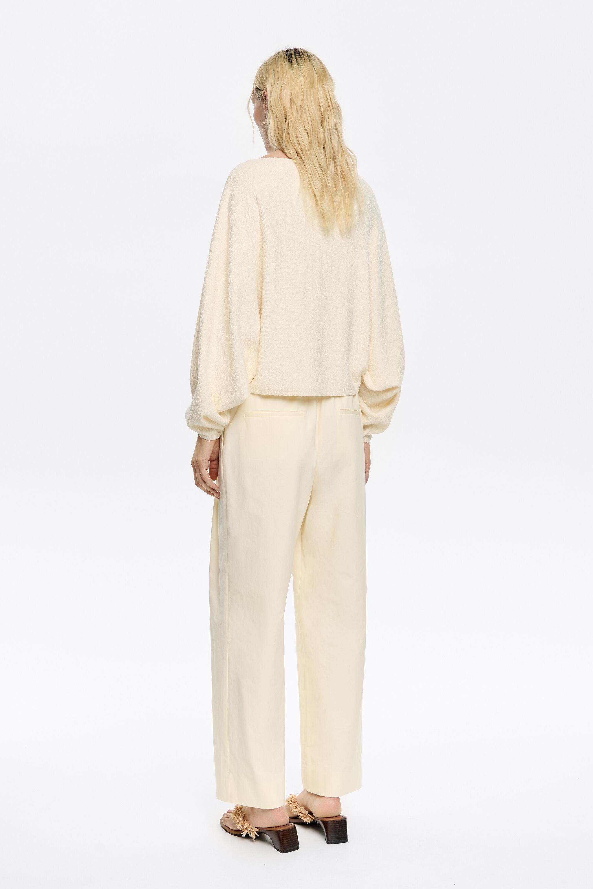 Ivory batwing sweater