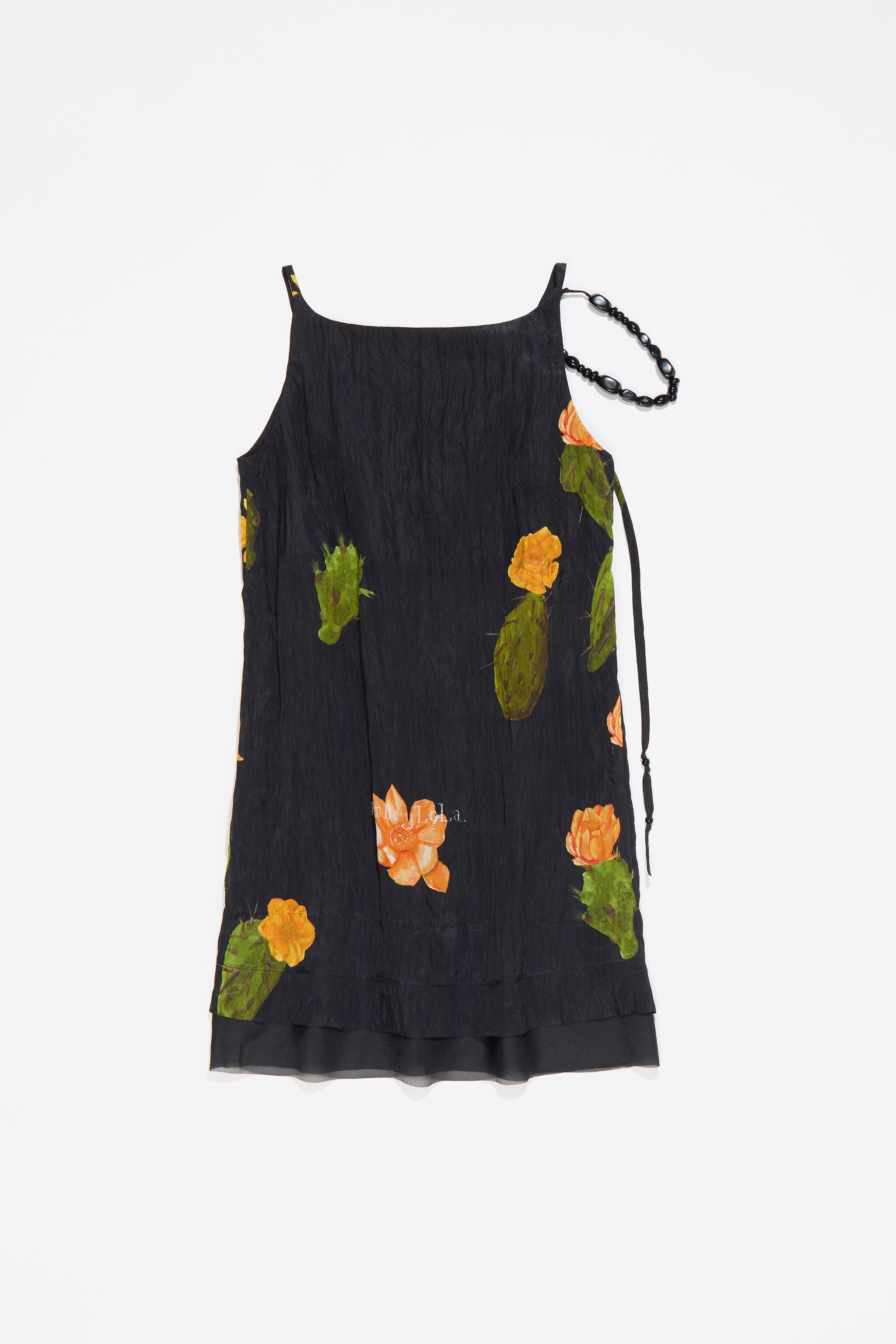 Black Cactus straight mini dress