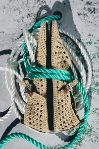 Bailarina crochet marfil