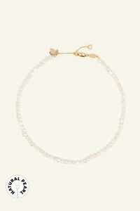Collar perlas naturales logo ovalado