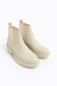Botte de pluie blanc cass&eacute;