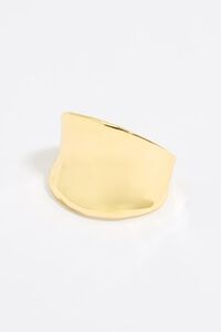 Pulsera hoja textura dorada