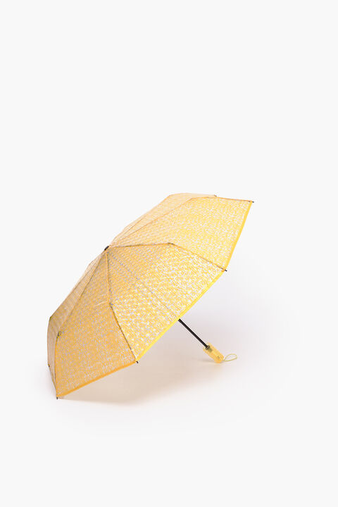 ijs Dekbed Kwadrant Paraplu vinyl logo geel