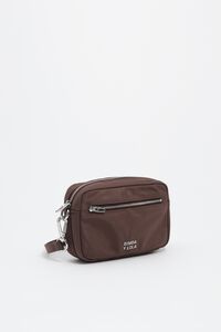 Bolso bandolera peque&ntilde;o nylon moca