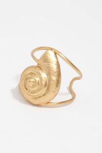 Pulsera caracola dorado envejecido