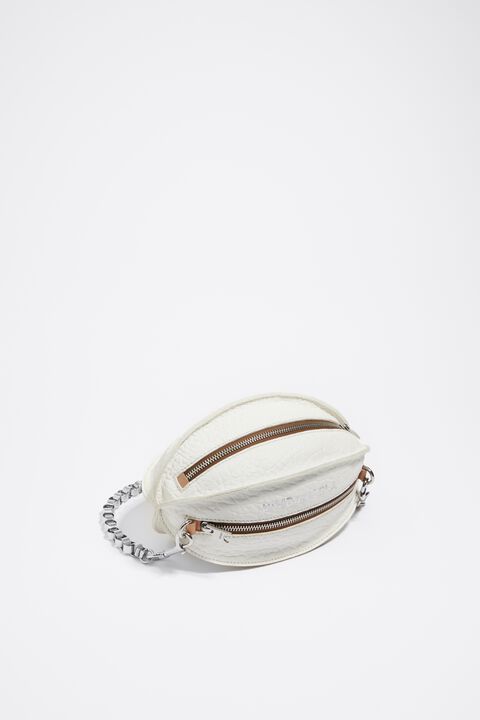 Bolso S piel blanco