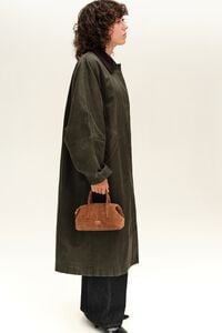 Tasche Romeo Mini Spaltleder Tabakbraun