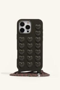 Dark green shiny silicone case for iPhone 15 PRO MAX