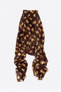 Yellow Feathers mini skirt with maxi bow