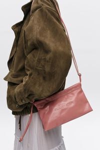 Bolso mini piel rosa