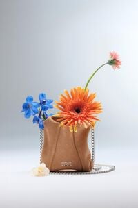 Bolso Paper micro serraje natural