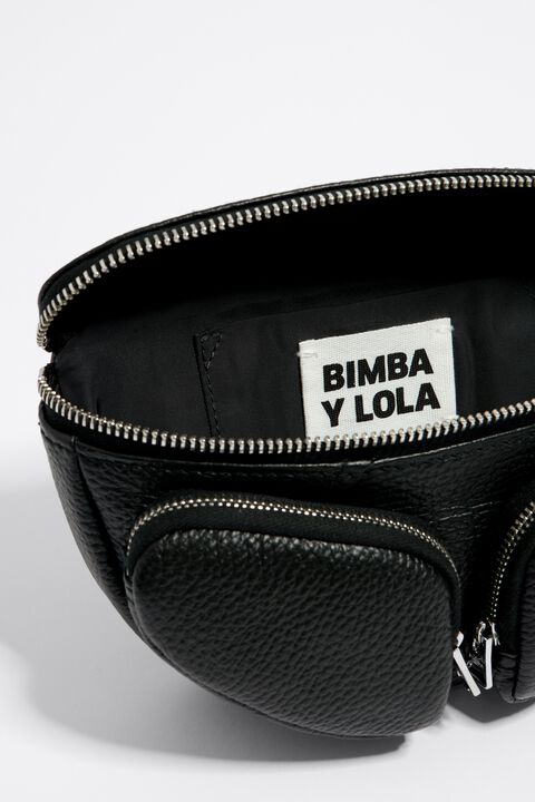 Bimba Y Lola Multi-Pocket Belt Bag - Black for Women