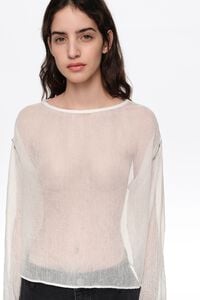 Jersey boxy bolas metalizadas blanco