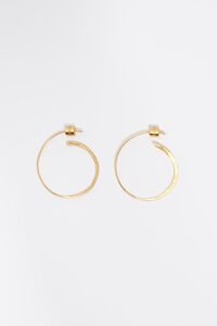 Маленькі золотисті сережки-кільця